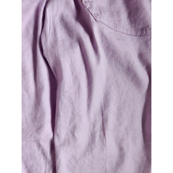 NWT thropologie The Colette Cropped Wide-Leg Linen Pants Sz 30P Lavender 7B408 - Picture 8 of 16